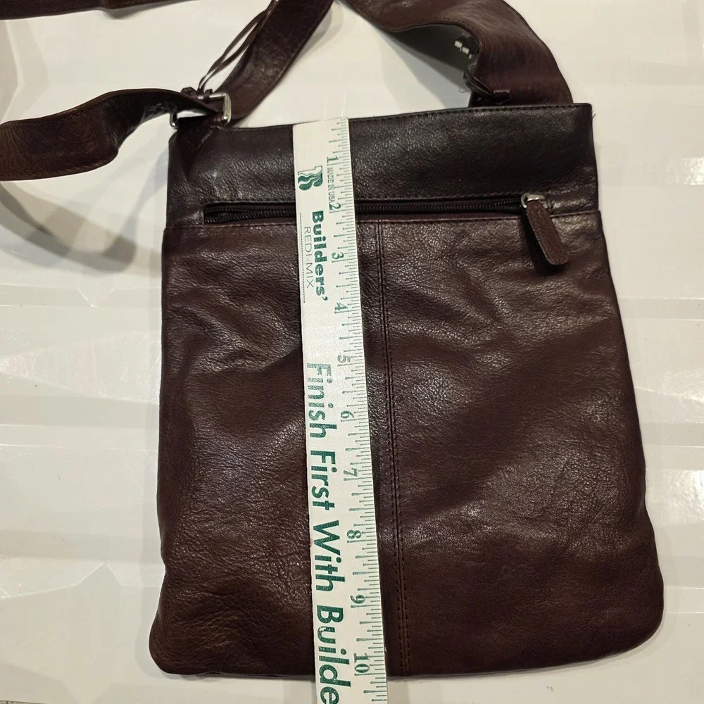 Radley London Womens Pockets Icon Leather Crossbody Bag In‎ Brown Purse